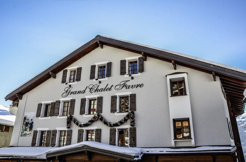 Hotel Le Grand Chalet Favre Saint-Luc Esterno foto